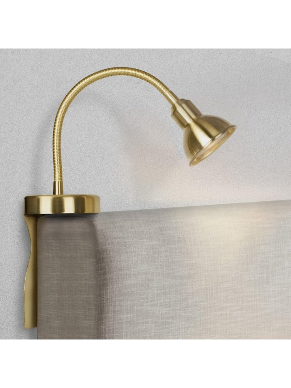 Innovative Dimmable LED Headboard Reading Light - No Drilling, Flexible